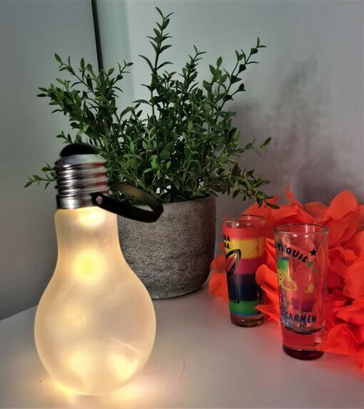 Ampolleta Deco Colgante a Pila LED Blanca