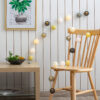Guirnalda deco 220v bola algodón
