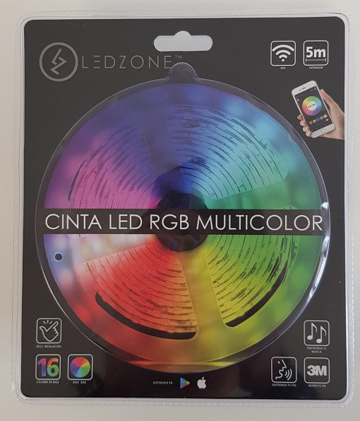 Cinta RGB multicolor wifi 5m - Imagen 6