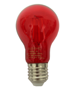 Ampolleta A60 Rojo LED E27 6W