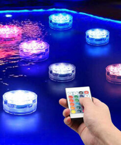 Pack 2 Focos Led RGB Sumergible Multicolor