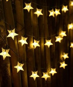 Guirnalda Solar Estrellas LED 20 Luces