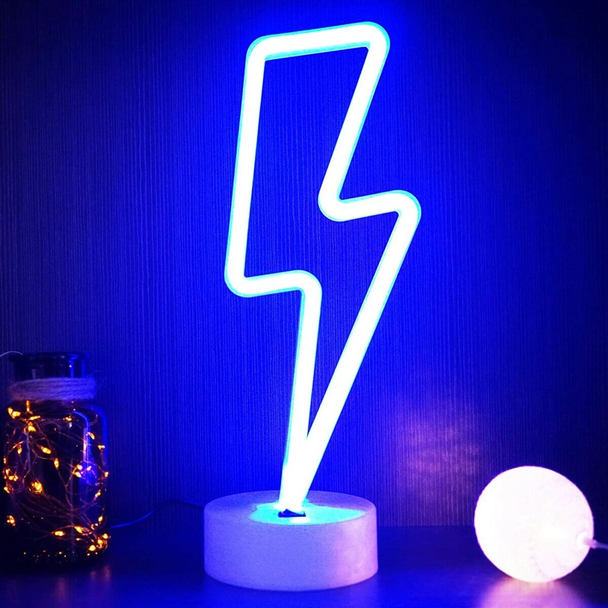 Luces De Neon Led Lampara Decorativa Rigida 4/6 Figuras Deco