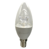 Ampolleta Vela Transparente LED E14 4W