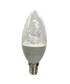 Ampolleta Vela Transparente LED E14 4W