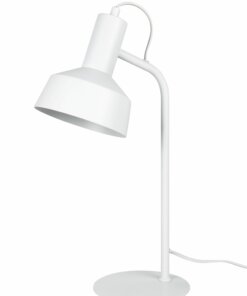 Lámpara Mesa E14 Bergen Blanca