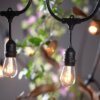 Pack Guirnalda Deco Exterior con 7 Ampolletas Pera Vintage LED 4W
