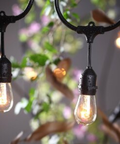 Pack Guirnalda Deco Exterior con 7 Ampolletas Pera Vintage LED 4W