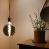 Ampolleta G200 vintage gris led E27 6W Ledzone