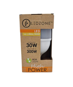 Ampolleta High Power E27 30W LED luz cálida