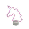 Figura Unicornio neón LED